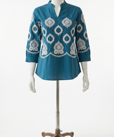 V-neck Tunic Top