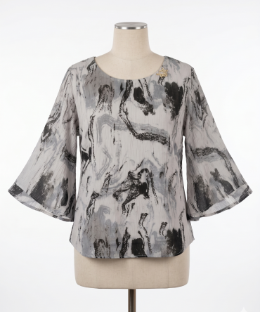 Marble Print Top