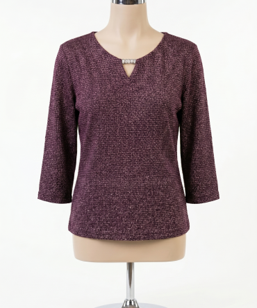 Shimmer Knit Top